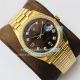 EW Factory Swiss Replica Rolex Yellow Gold Watch Datejust 36 Brown Dial Diamond Watch_th.jpg